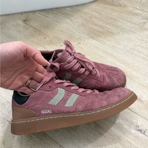 Coolway Mauve (Pink, Black, Sage) Gum Sole Sneakers Size US 8